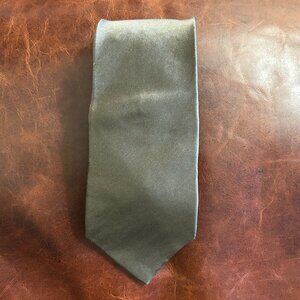 Stafford Executive Men's Tie Sage Green Textured Silk Made in USA 3.75" Wide